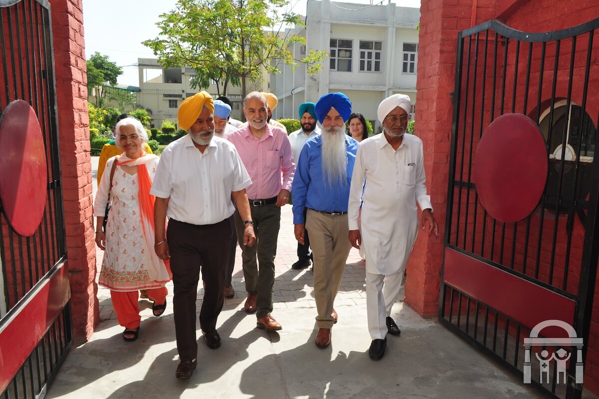 Guru Nanak Mission Medical and Educational Trust Trustees meeting entering corridor